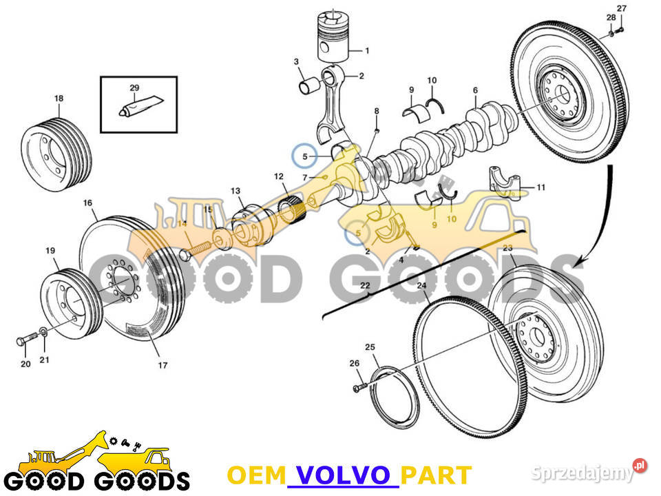 VOLVO PANEWKI KORBOWODOWE 050 270132 mazowieckie Władysławów