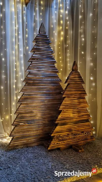 Choinka drewniana ekologiczna naturalne drzewko