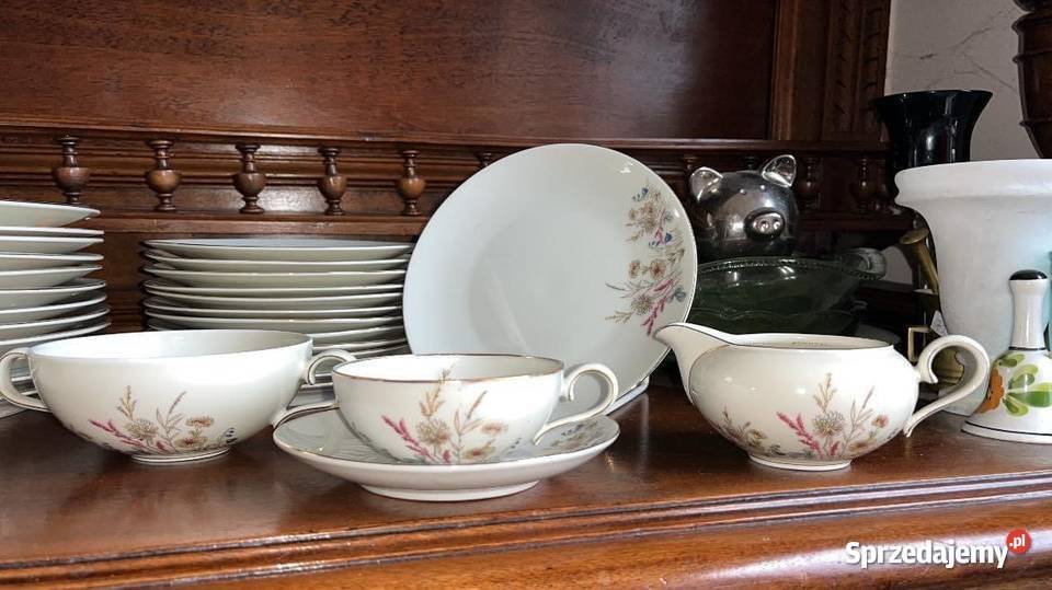 Dzbanek Royal Ivory Bohemia Łączka na porcelanie Gdańsk