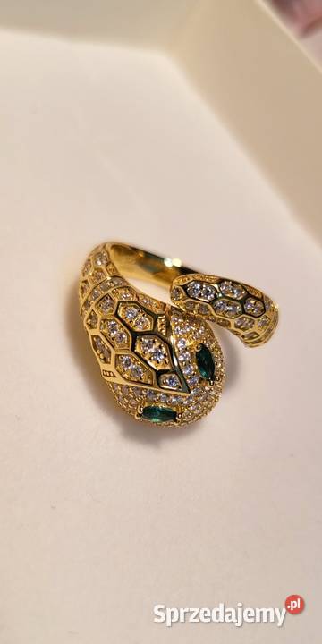 Pierścionek wąż ze srebra próby 925 Rachel Zoe z