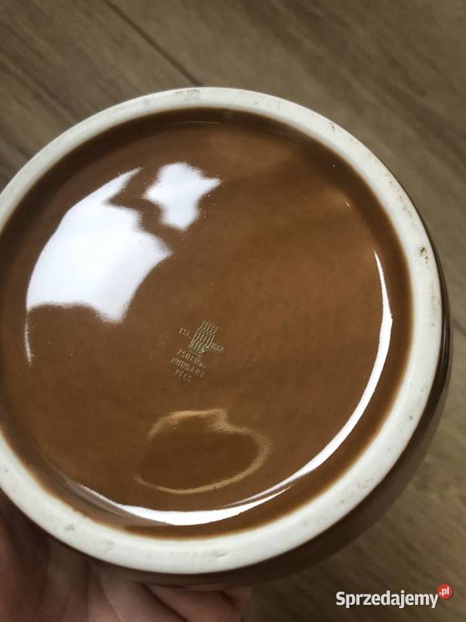 Popielniczka vintage Hotel Intercontinental odcienie brązowego Ciepielów sprzedam