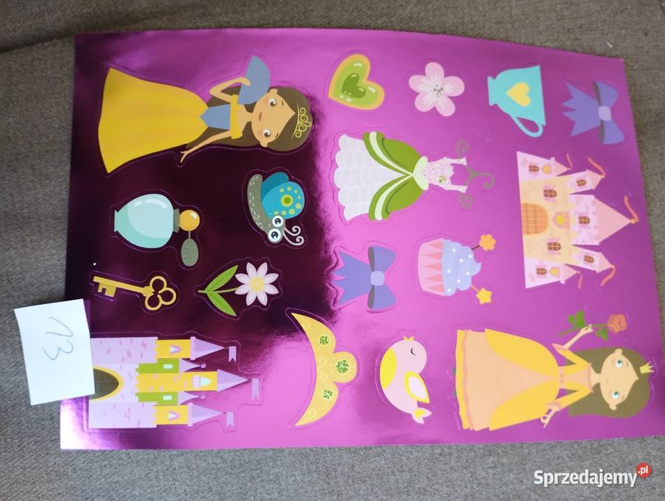 Naklejki księżniczki Artykuły szkolne podlaskie Siemiatycze