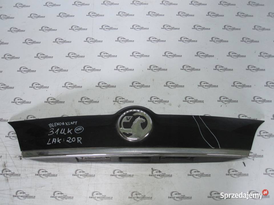 OPEL MERIVA B 10r blenda klapy tył 13268755