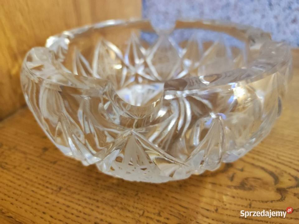 kryształowa popielnica popielniczka Ćmielów Świece świętokrzyskie Kielce