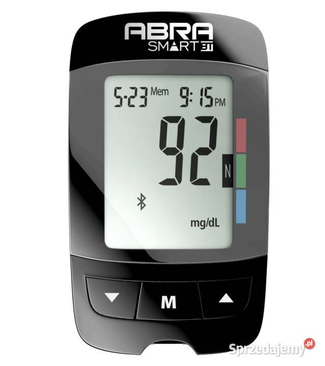 Glukometr ABRA Smart BT Bluetooth Całkiem Nowy łódzkie Piotrków Trybunalski