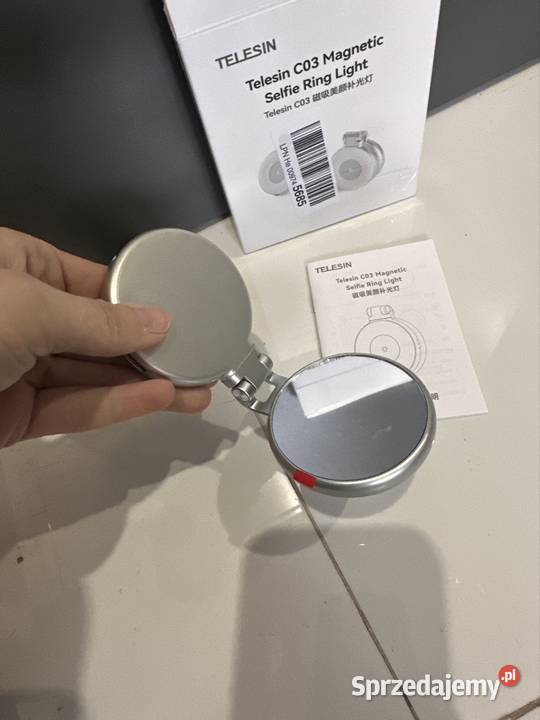 Telesin C03 lampa LED plus lusterko Lipno sprzedam