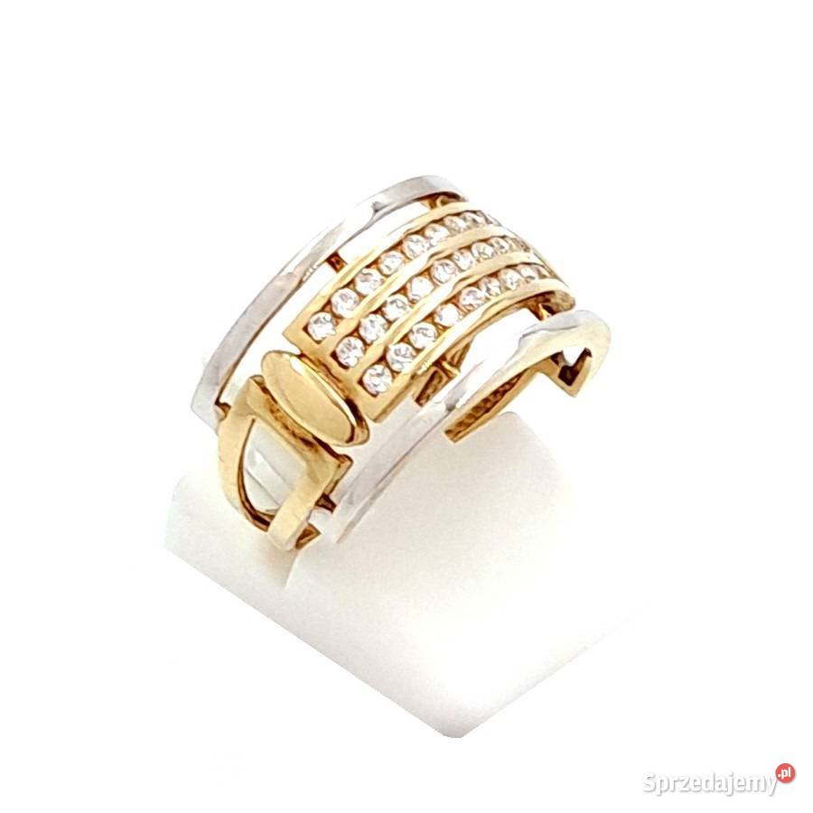 Pierścionek r14 Złoty pr333 Obrączkowy z złote Poznań