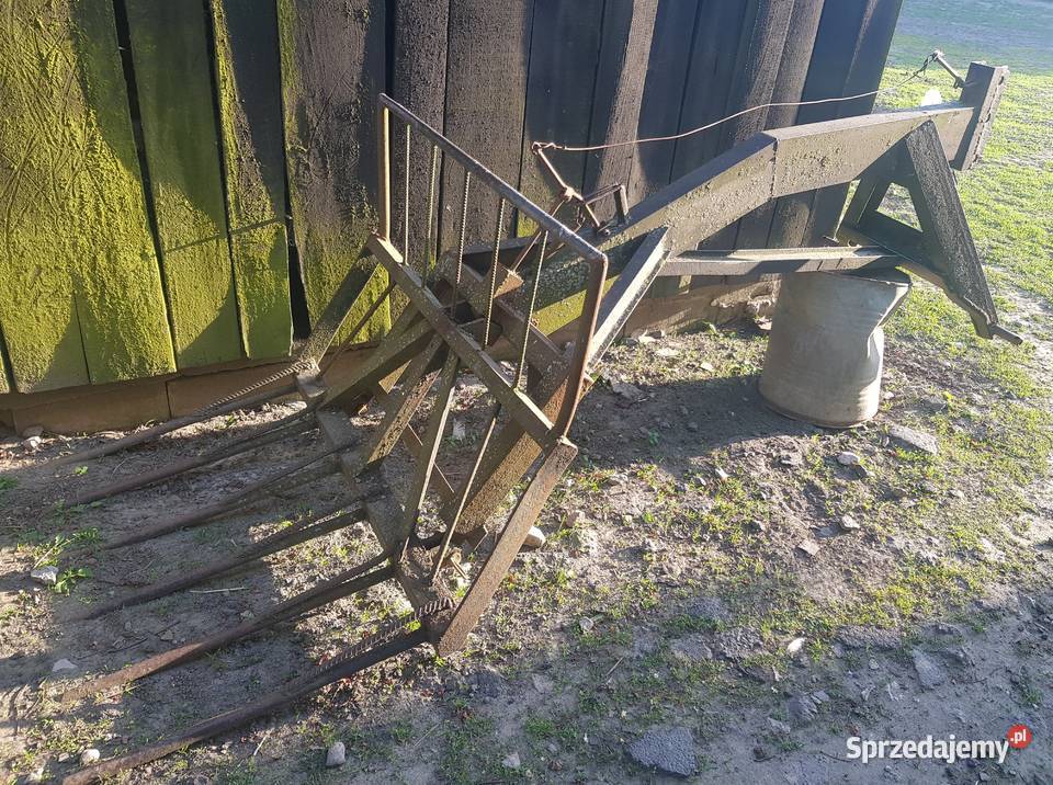 widły do obornika na tył ciągnika Maszyny rolnicze Tłuchowo sprzedam