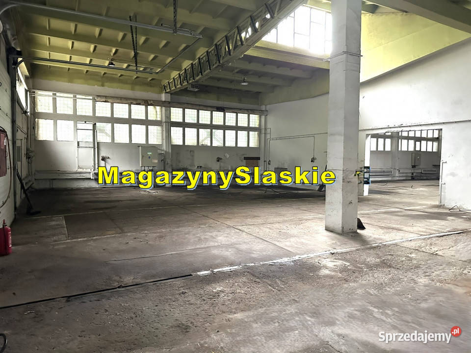 Hale ogrzewane do wynajęcia z biurami i częścią