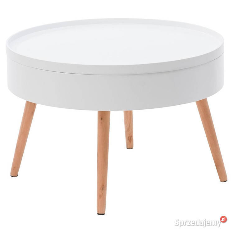Stolik kawowy okrągły ze schowkiem 60 ModernHome Stoliki kawowe i ławy Stoliki kawowe i ławy Smogorzów