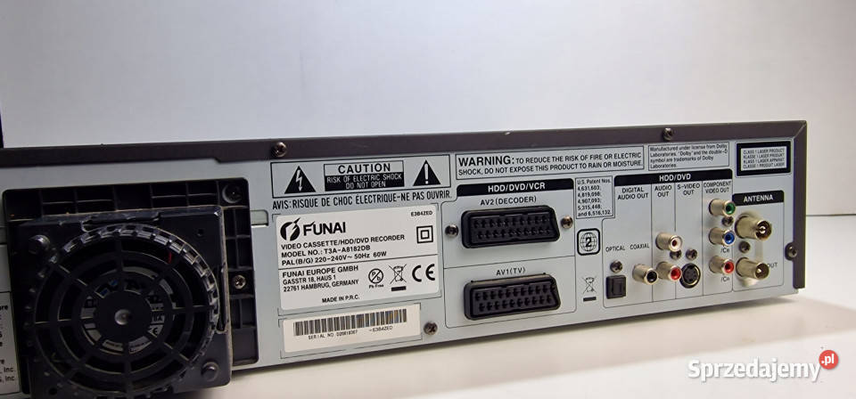 Video i DVD kombo Funai WD6D D4413DB Międzychód sprzedam