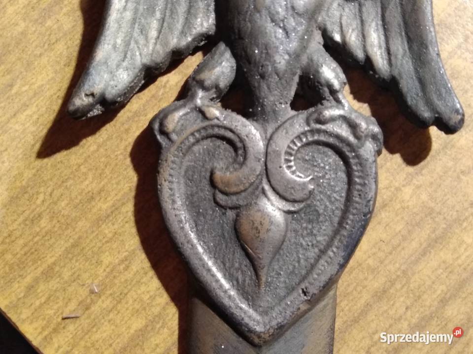 Stary nożyk do listów do kopert orzeł zabytek Pozostałe