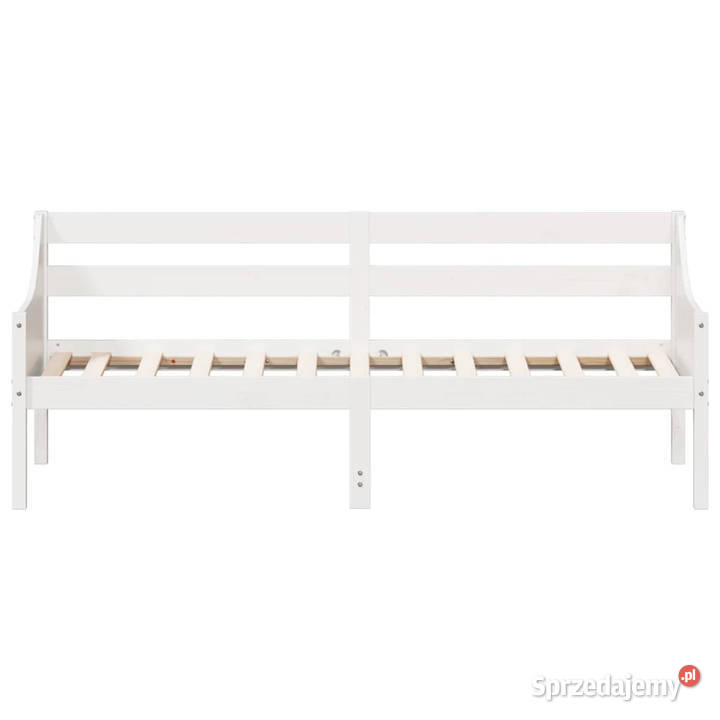 Łóżko dzienne białe lite drewno sosnowe 75x190 195cm Warszawa