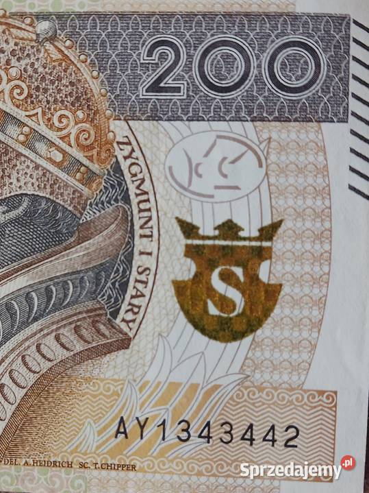 200 Zygmunt I Stary 30III2015 rseria A Y1343442 Konin