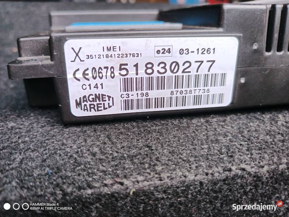 Moduł BlueMe Fiat Lancia Alfa 51830277 osobowe Hrubieszów sprzedam