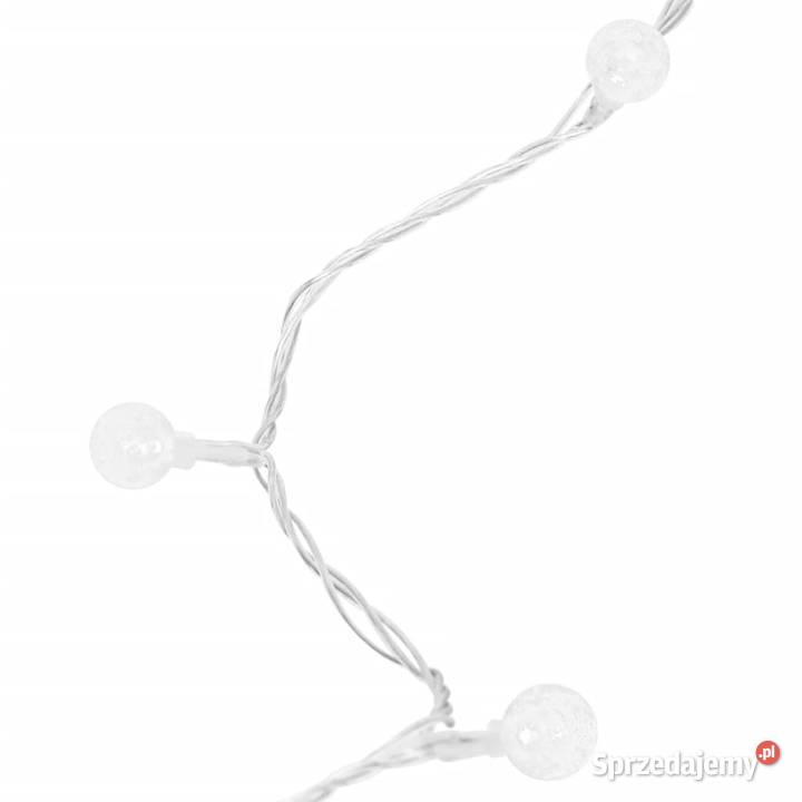 Lampki świąteczne 20 m 200 diod LED zimna biel 8 Warszawa