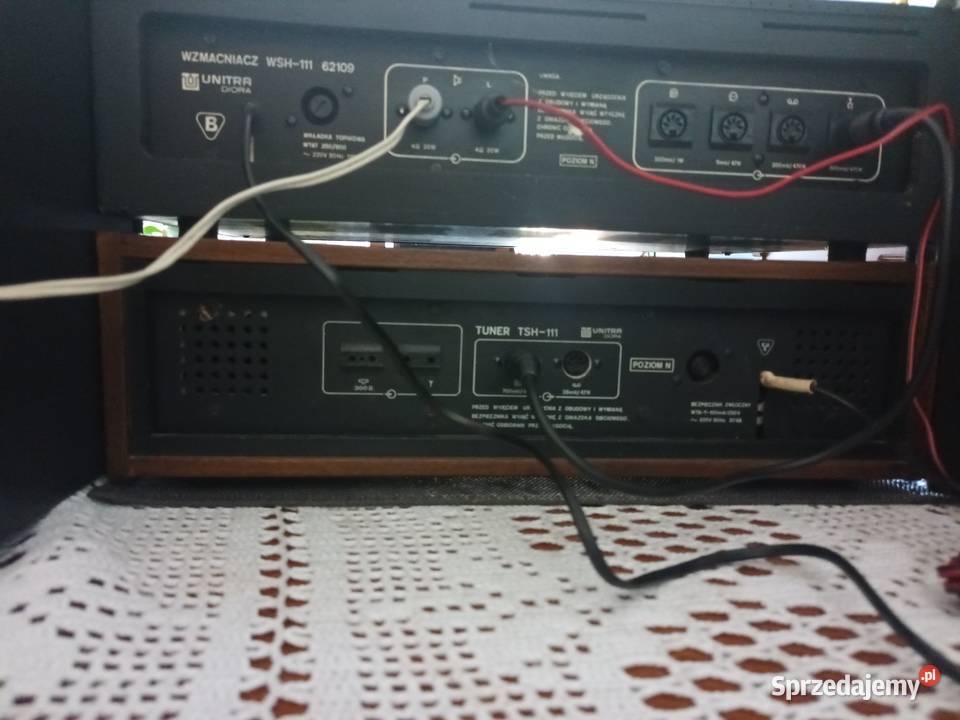 Wzmacniacz WHS 111 Tuner THS 111 Czarny Kruk śląskie Tychy