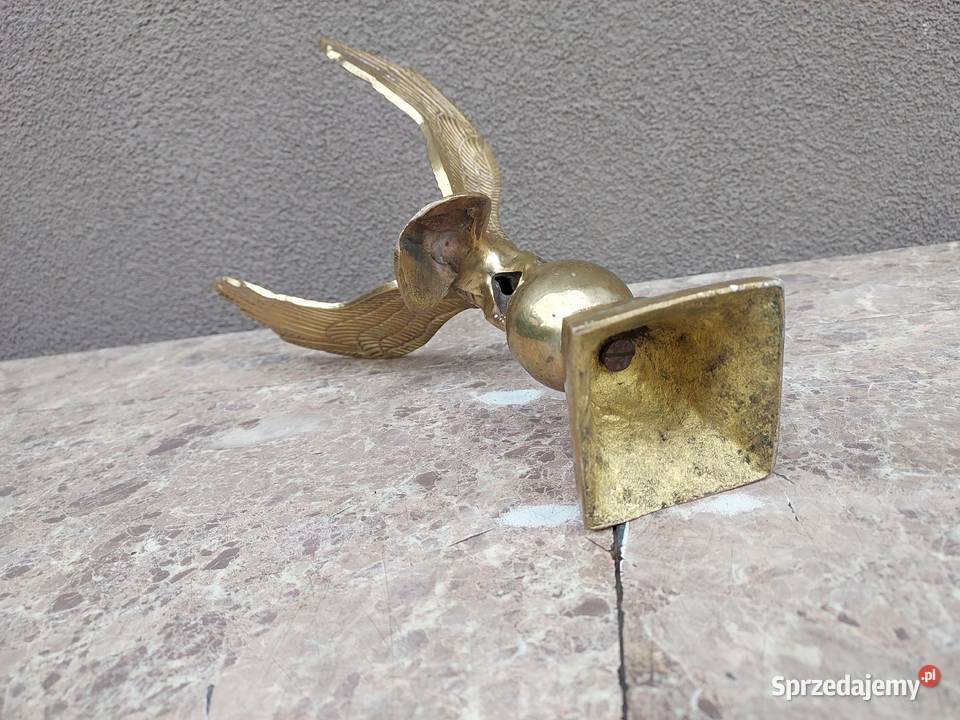 Orzeł stara figurka mosiądz 27 dekoracja ozdoba Tczew sprzedam