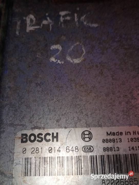 KOMPUTER ECU RENAULT 20 8200666516 0281014648 Wrocław
