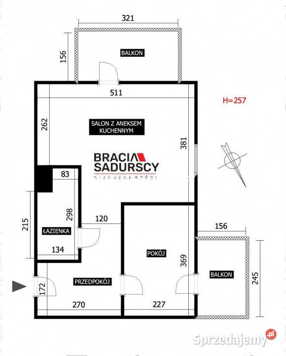 Mieszkanie 3678m2 2 pokojowe Kraków Pszczelna Sprzedaż Mieszkania małopolskie sprzedam
