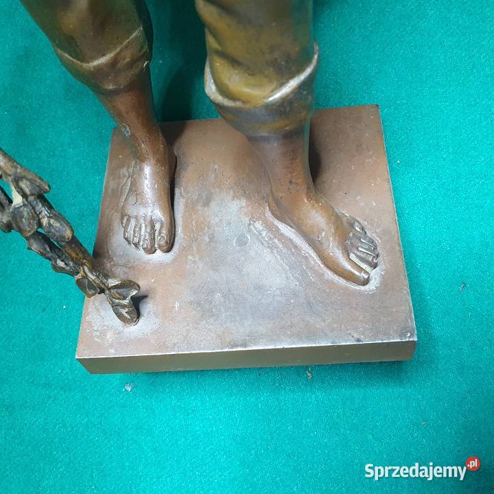 Figura ze starego zegara kominkowego 35 stop Wrocław sprzedam