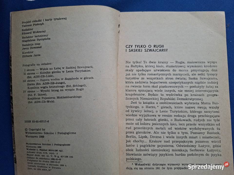 Rugii do Saskiej Szwajcarii Witold Kaiser Kraków