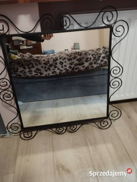 lustro kwadratowe w ozdobnej ramie ikea ścienne Poznań