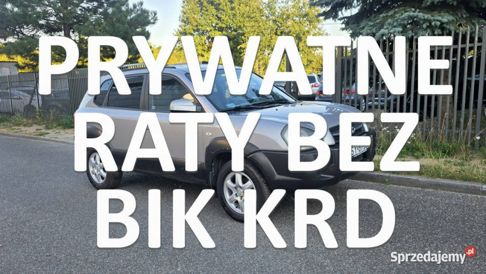 Hyundai Tucson raty wynajem leasing bez BIK KRD 2000cm3 Kraków