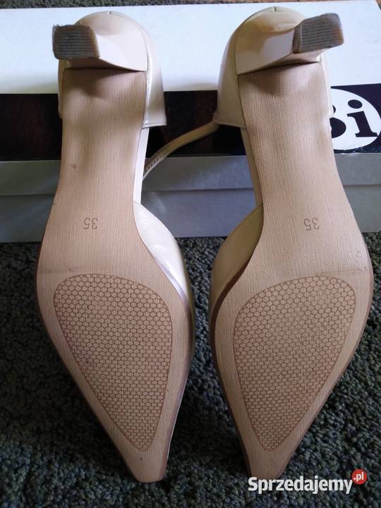 Skórzane czółenka Kielce