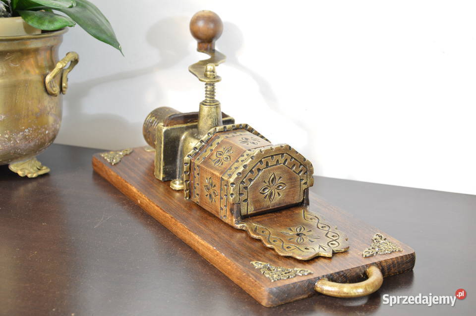 drewniany MŁYNEK wiszący do kawy bstary śląskie Jastrzębie-Zdrój