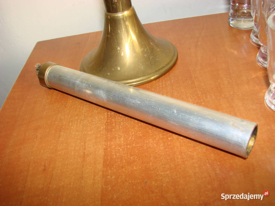 CAWA mosiężna lampa naftowa Pruszcz Gdański