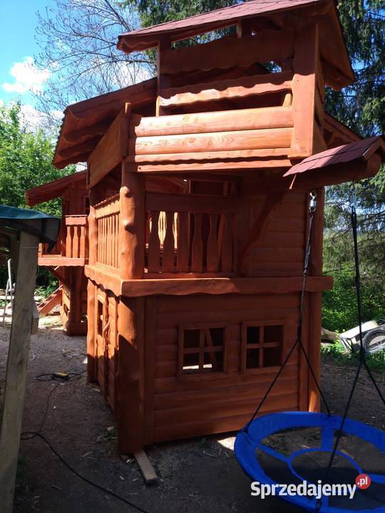 Meble ogrodowe altany place zabaw hustawki