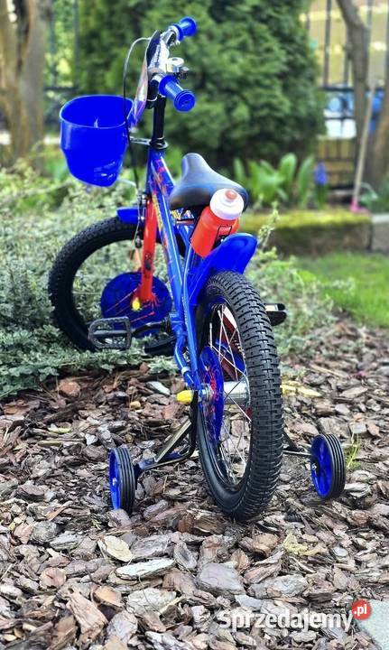 399 Rower 16 Spiderman niebieski śląskie Zabrze sprzedam