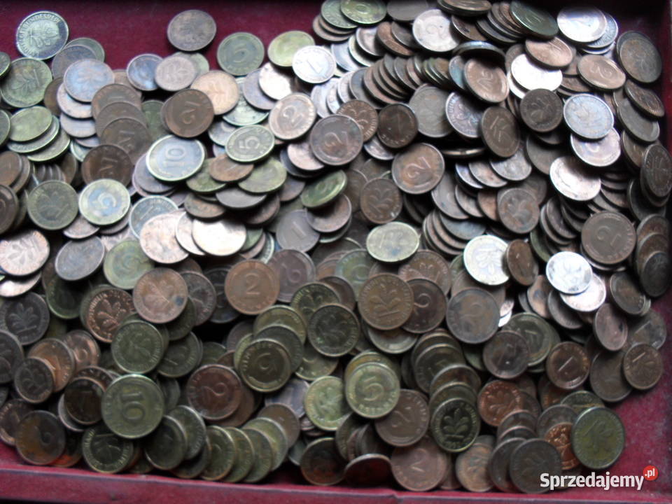 Stare Monety pfennig 1 2 5 i 10 Pfennig 600