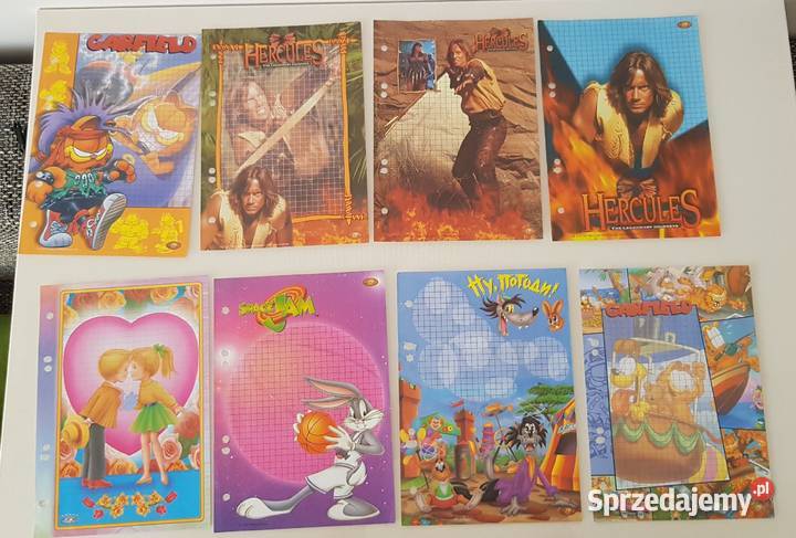 Karteczki kolekcjonerskie do segregatorów różne mazowieckie Warszawa