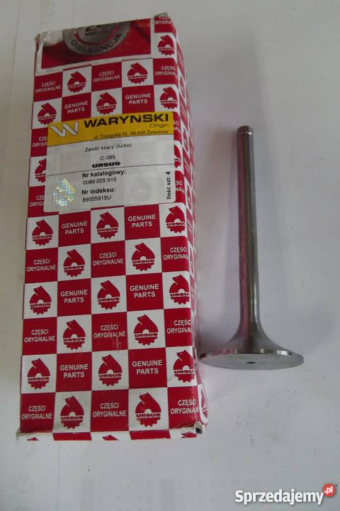 Zawór głowicy ssący turbo URSUS C 385 ORYGINAŁ