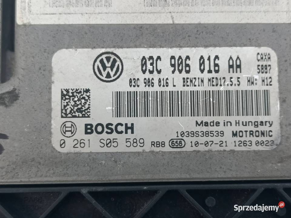VW SIROCCO 14 CAXA STEROWNIK KOMPUTER SILNIKA Przemęt sprzedam