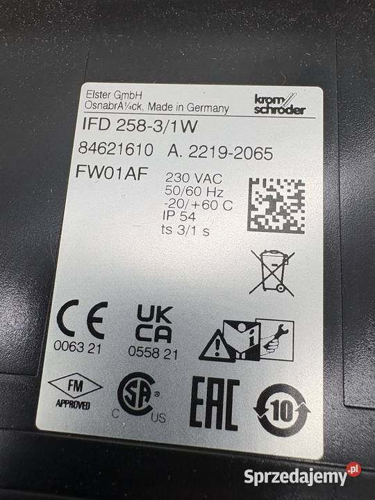 Kromschroder IFD 25831W 84621610 Automat