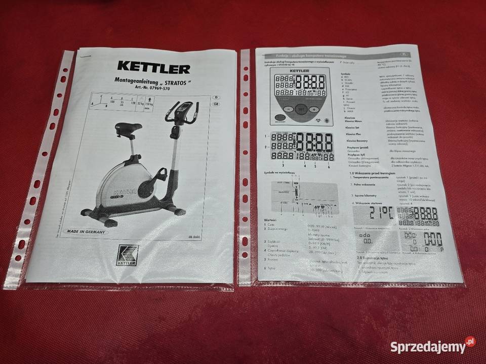 KETTLER STRATOS S ROWER DO 150 CICHY MAGNETYCZNY Ostrzeszów