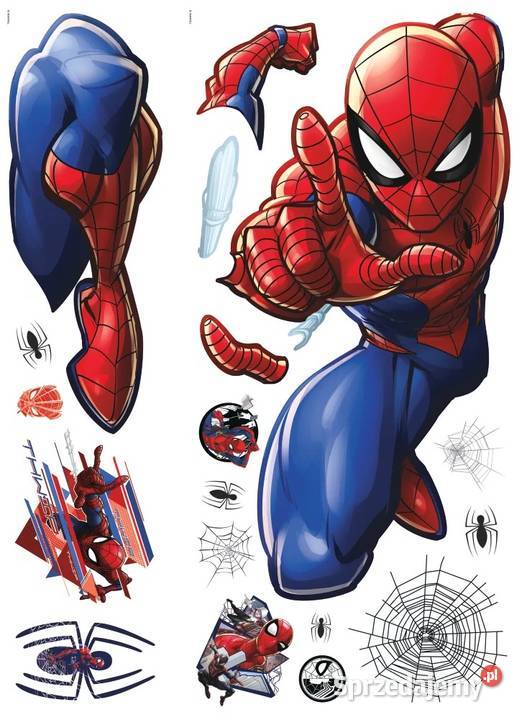 Spiderman Naklejki Winylowe na Ścianę Dekoracja sprzedam