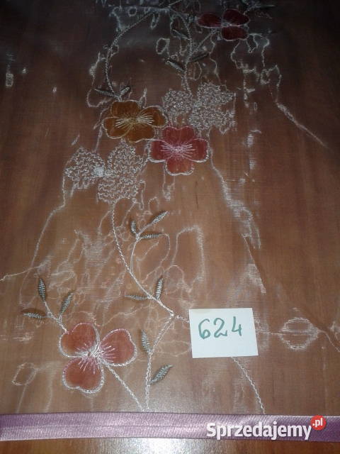 firana gotowa organza 115 x 370 Wystrój okien Wrocław