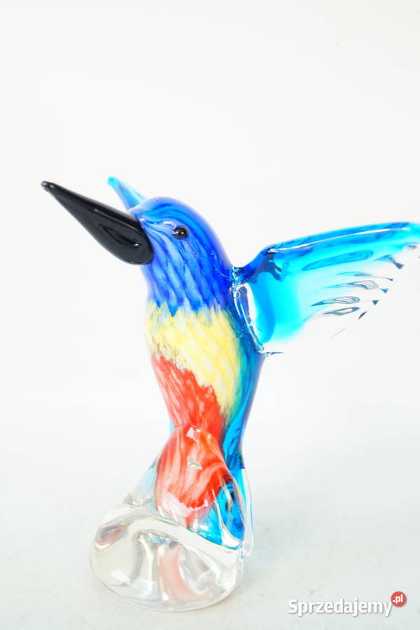 Figurka Murano style Ptak koliber Gizałki