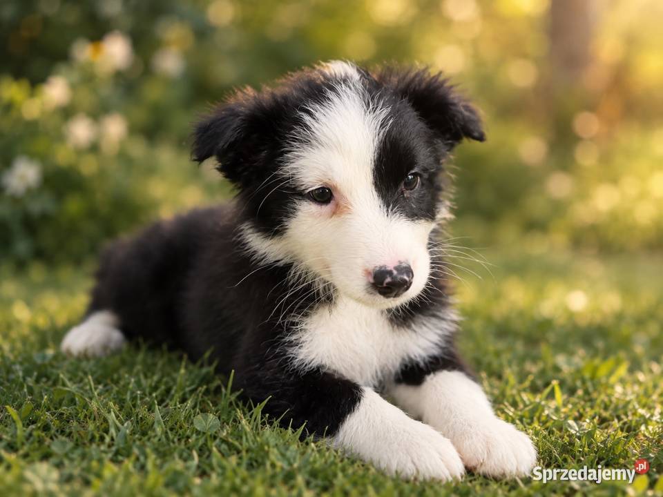 Suczka Border Collie czarno biała Pozostałe Limanowa