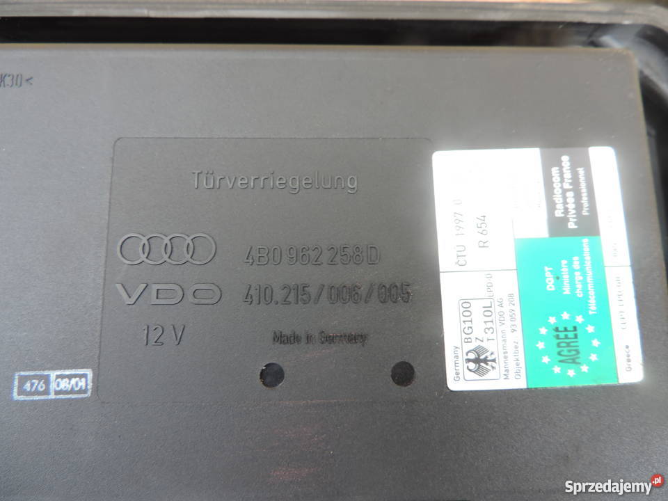 MODUŁ KOMFORTU AUDI A6 C5