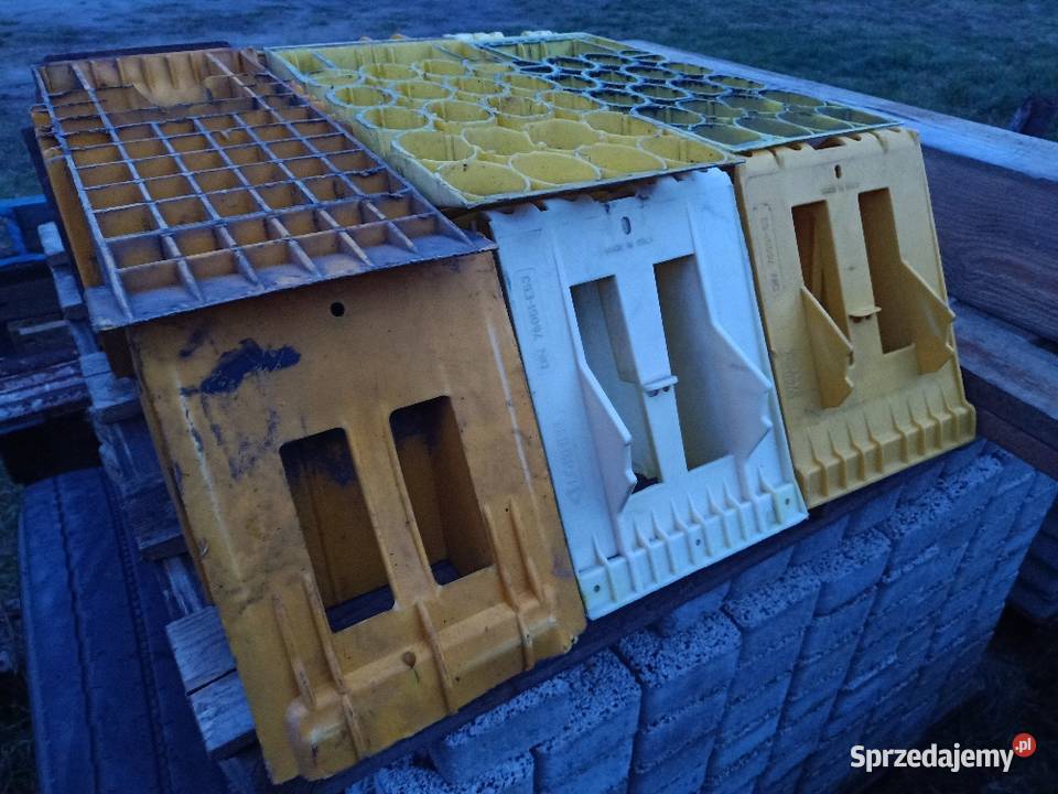 Klin pod kolo żółty naczepa tir wielkopolskie Zaborowice