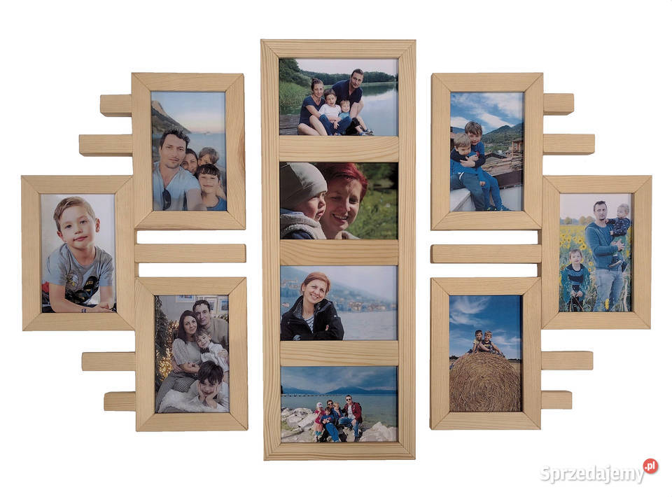 Drewniana Multirama Ramka Na 10 zdjęć 10x15 Katowice sprzedam
