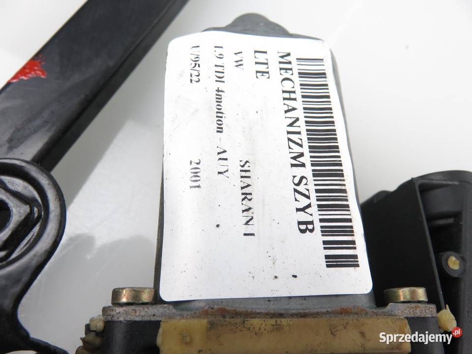 PODNOŚNIK SZYBY LEWY TYLNY VW SHARAN I 7M3959811