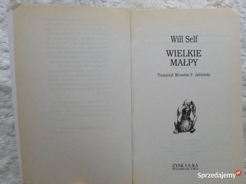 Wielkie małpy Will Self Rok wydania 2003