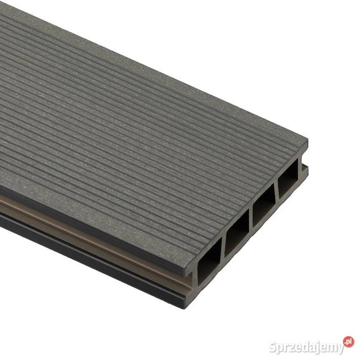 Deska balkonowa tarasowa WPC BERGDECK 12m Czarny Deski tarasowe Warszawa