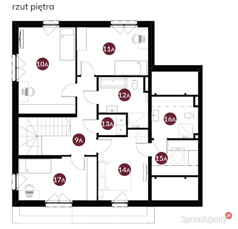 Wysoki standard domy bliźniaki 4 miejsca na auto